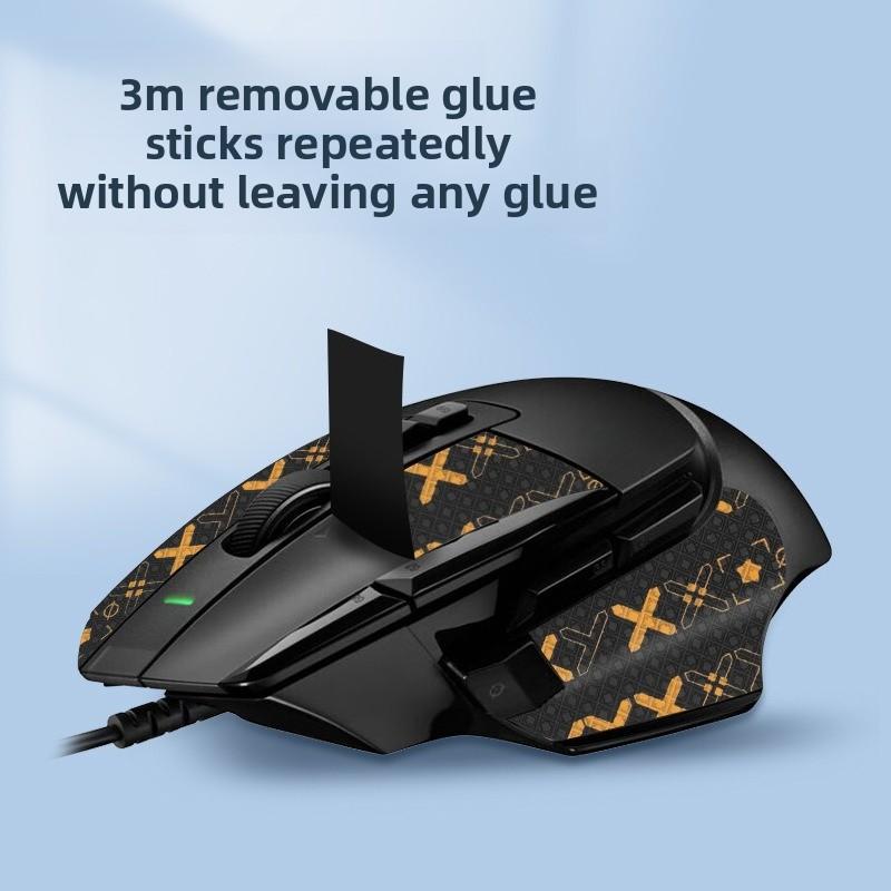 Logitech G102 İçin Tam Kapsamlı Kaymaz Fare Derisi - Ter Emici Su Geçirmez Aşınmaya Dayanıklı Tutuş Pedi Oyun ve Ofis Kullanımı İçin