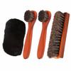Long Handle Polishing Applicator Wooden Handle Shoe Boot Care Brush  Shoe Polishing