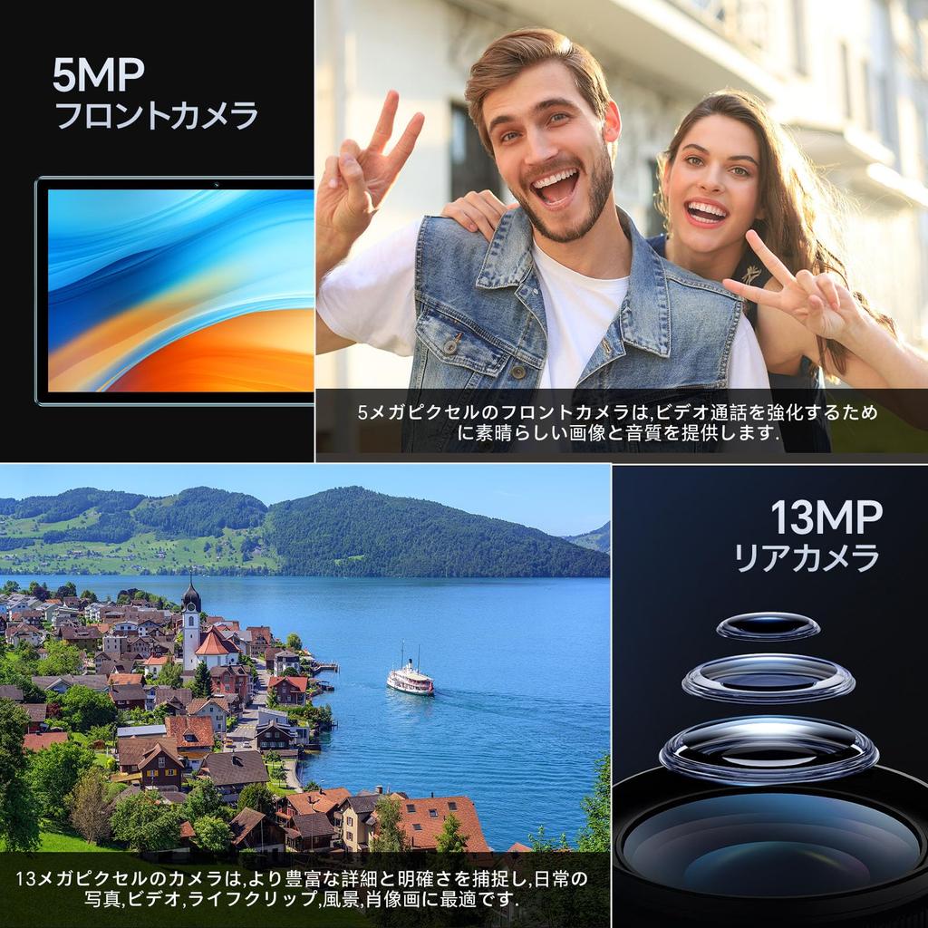 Android 15 12GB RAM 256GB Storage Expandable Up To A523 IPS SIM Card 5G Dual Face Carrying and Screen Protector Included 10-inch Tablet, + + 1TB,