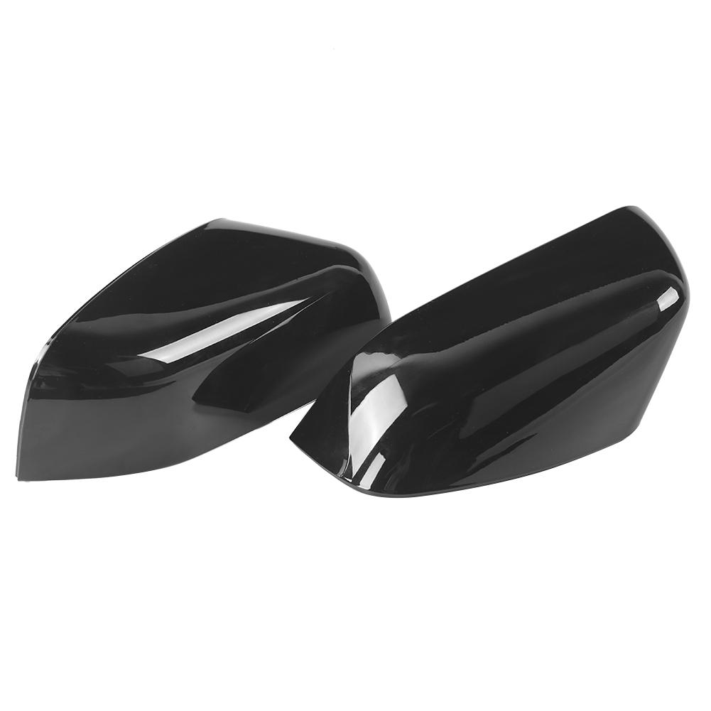 2pcs Rearview Mirror Cover Caps Glossy Black Fit for Land Rover Range Rover SportLR2LR4