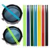 Multipurpose Beginner Drumsticks 5A Drumsticks Nylon Plastic Texture for Ensuring Long Time Use and Comfortable Handling