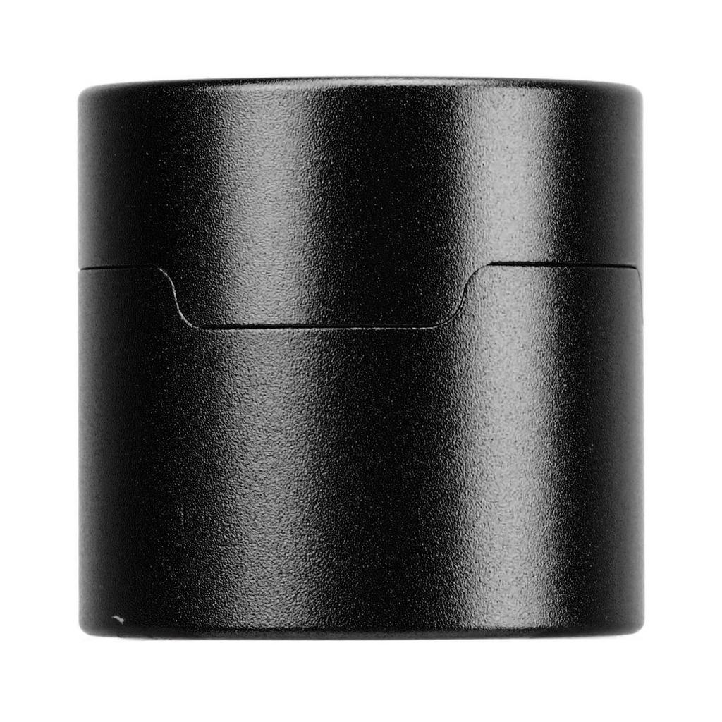 Billiard Chalk Case Round Aluminum Alloy Pool Cue Chalk Box Holder for Pool Cue Sports Accessories Black