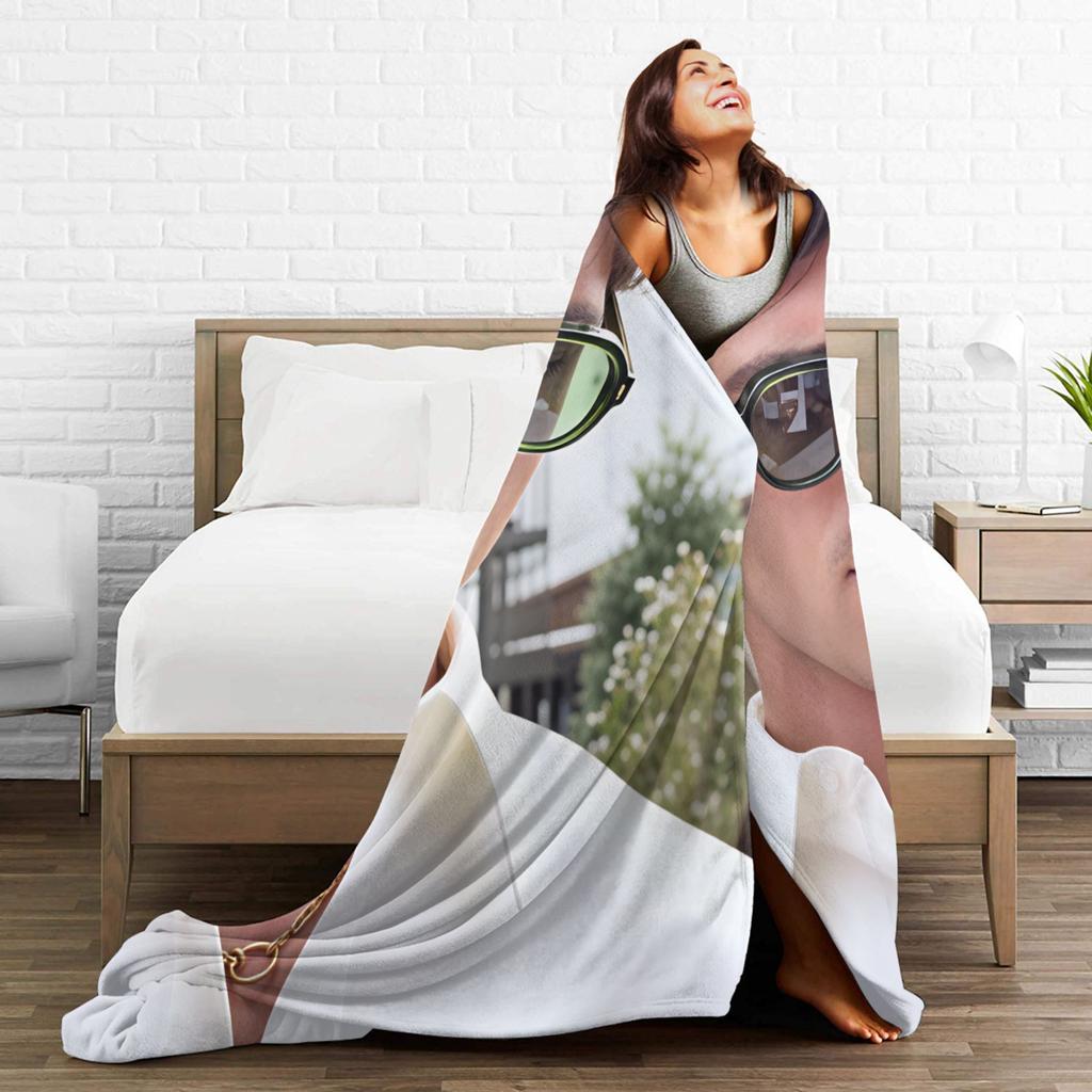 Ritratto Attore Jacob Elordi Coperte Calde e Accoglienti Coperta da Campeggio a Fantasia Copri Divano Letto Copri Letto in Flanella Copri Letto Divano