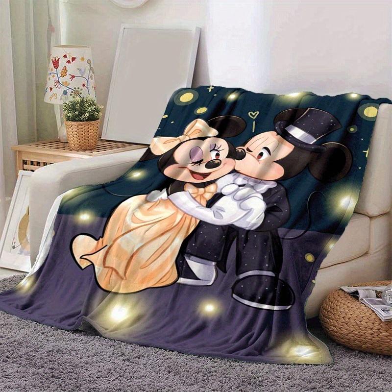 1pc Minnie Printing Blanket - Soft, All-Season Throw for Living Room, Bedroom,Personalized Gift with Adorable Cartoon Design