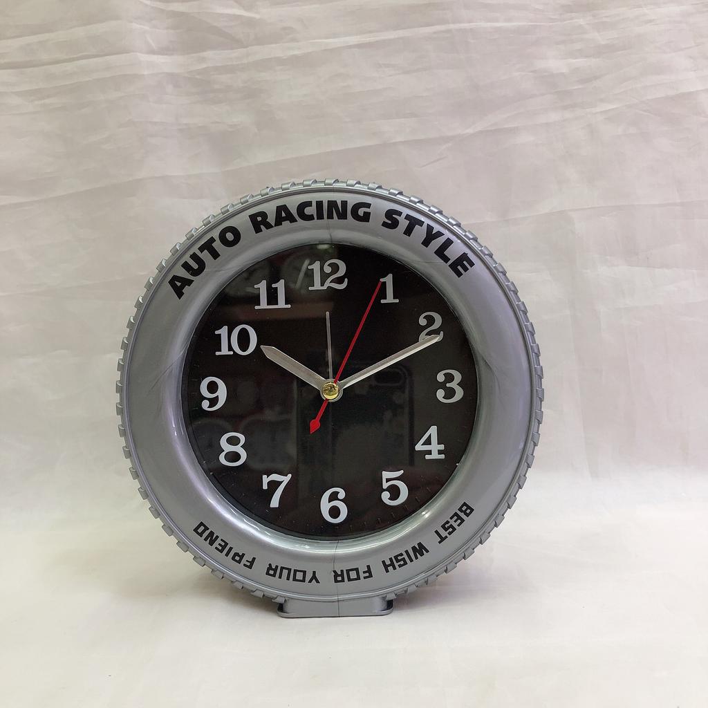 Children's student cartoon car tire quartz alarm clock personalized creative bedside wake-up watch