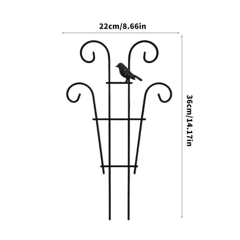 Iron Plant Climbing Support Durability Indoor Plant Trellis For Indoor Outdoor Garden Flower Vertical Growth