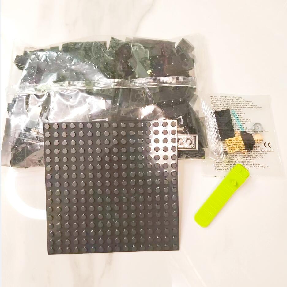 Dětské hračky Stavebnice Dárkový talíř Figurka 260g Asi 200ks Puzzle DIY pro děti 16 barev/smíšené barvy/chlapecký/dívčí styl