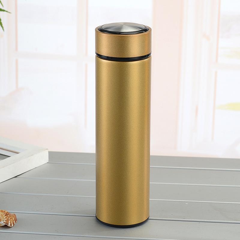 Smart Stainless Steel Insulated Cup with Touch Temperature Display - Office & Business Tea Brewing Gift