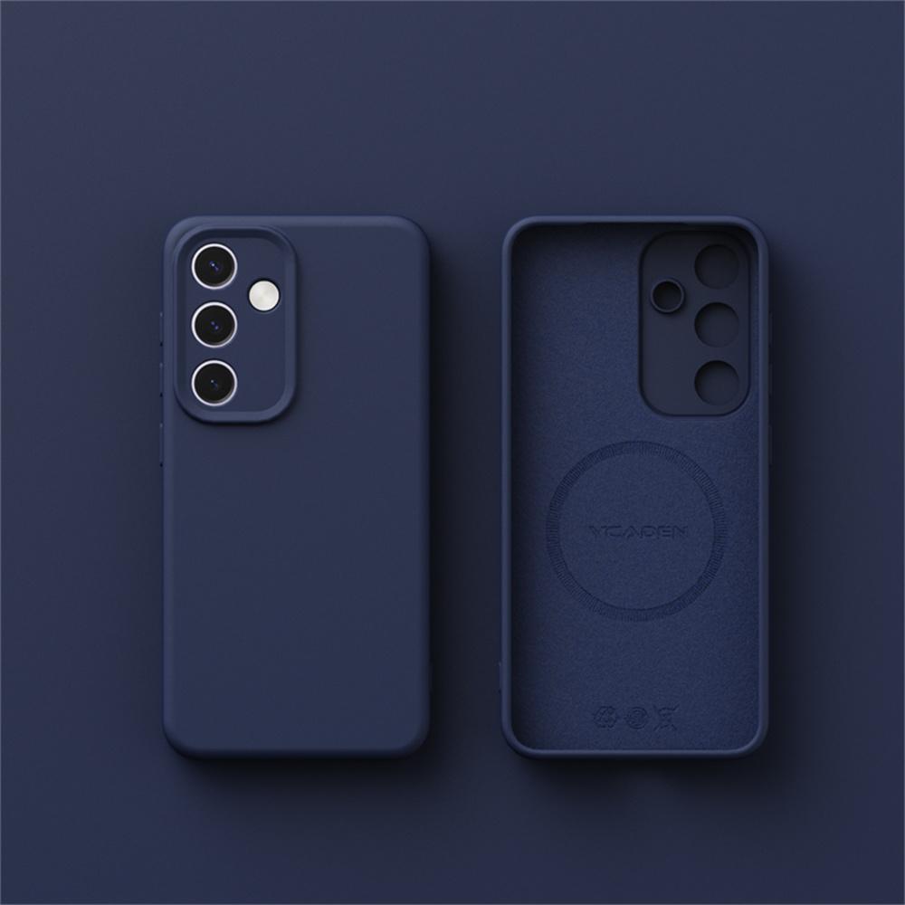 Original Liquid Silicone For Magsafe Magnetic Case For Samsung S25 S24 S23 S22 Ultra Plus A56 A16 A55 A54 Wireless Charge Cover