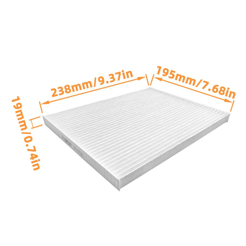 Yitong Direct Replacement CF10728 Cabin Air Filter Perfect Match Fit For Hyundai Accent Elantra Kia Forte AQ1121 97133-2H001