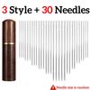 30PCS Side Hole Blind Sewing Needles Stainless Steel Quick Automatic Self-Threading Needles DIY Hand Sewing Needles Accessories