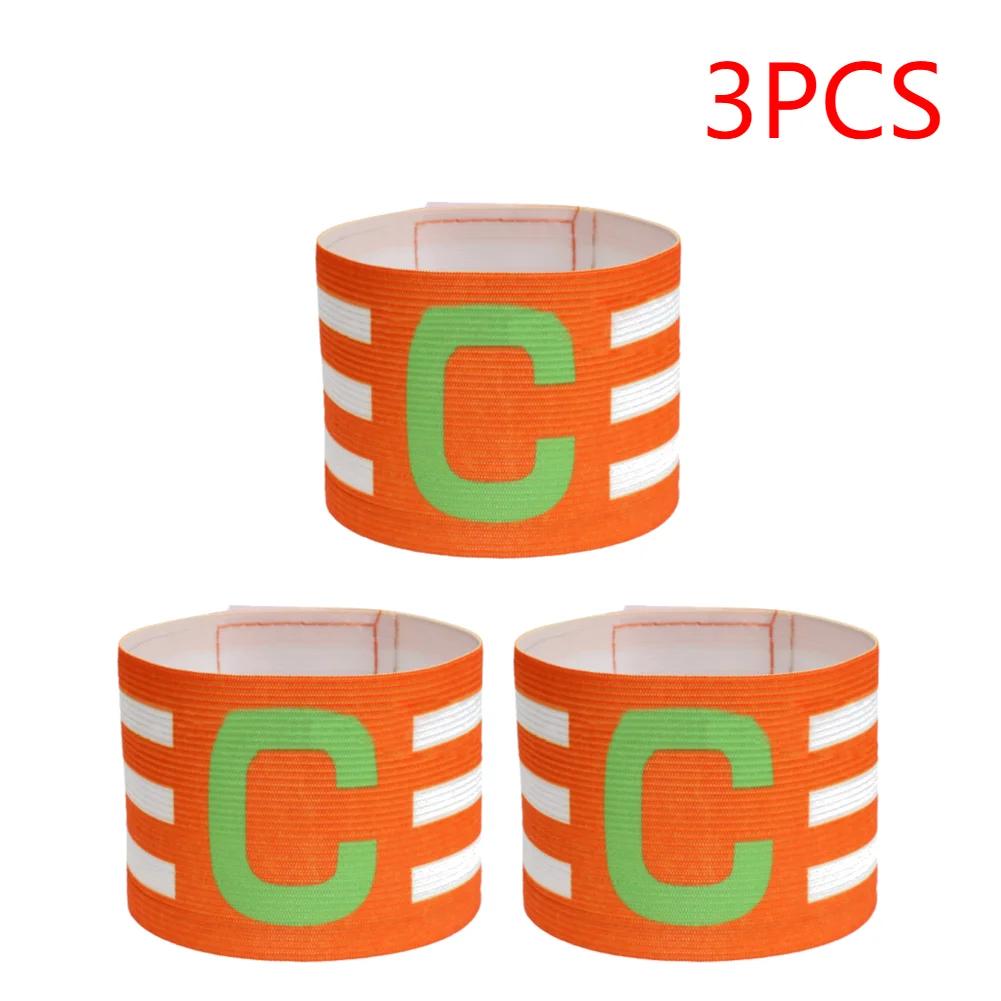 1-3pc Football Captain Armband Soccer Arm Band Leader Competition Gift Soccer Captain Group Armband Football Training Kid Adults