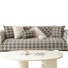 Plush Plaid Sofa Cushion Thickened Non-slip Cushion Autumn and Winter Light Luxury High-end Leather Sofa Cover Cover Cloth Towel
