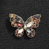 Trendy Hollowed-Out Rhinestone Butterfly Brooch For Women Insects Pins Badges Office Party Backpack Gifts Jewelry Accessories