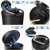 GLC GLB Car Trash Bin Storage Box High Flame Retardant LED Smell Proof Ashtray For Mercedes Benz AMG W203 W204 W164 W168 C180 E