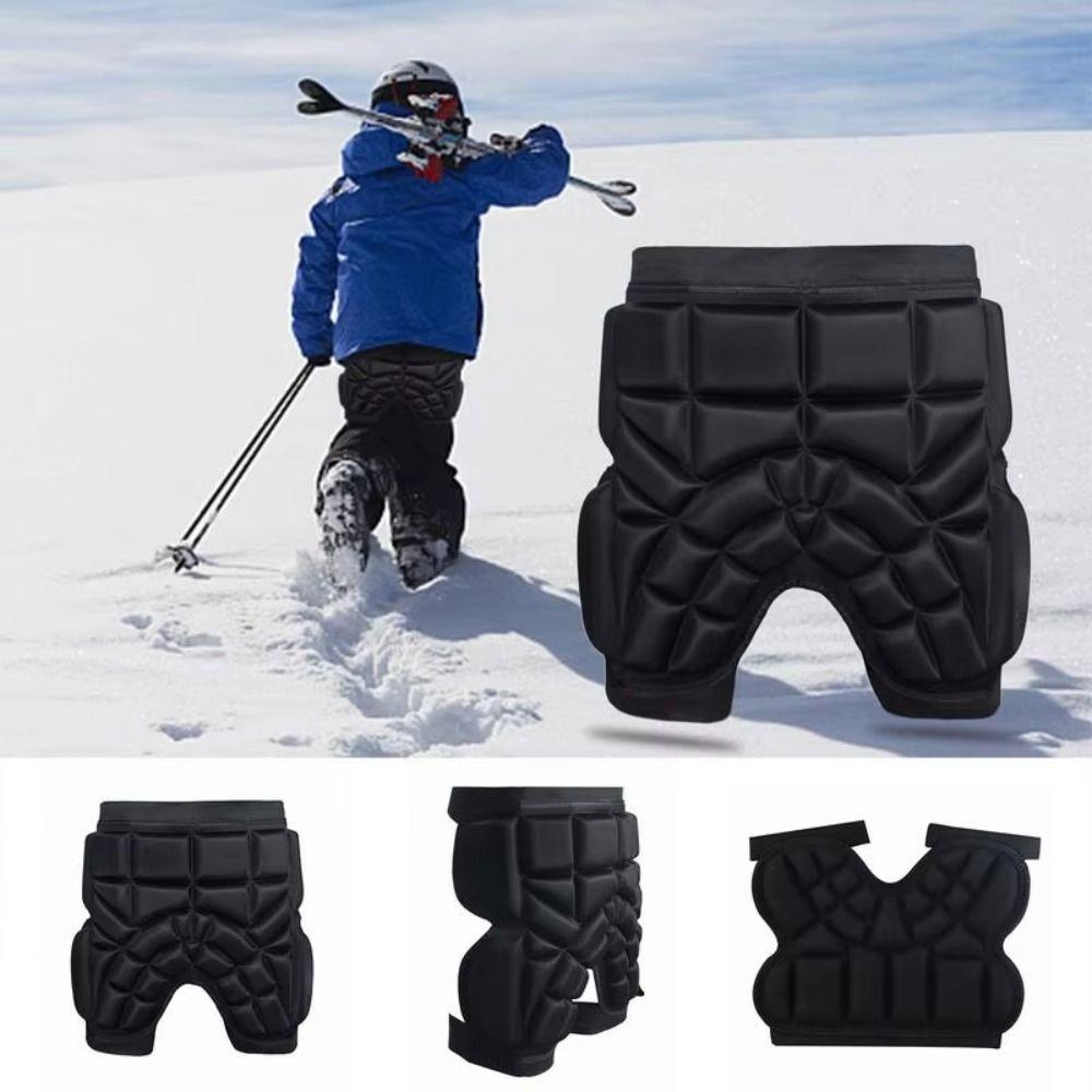 Impact Resistant Children Protective Hip Pad Elastic Protective Padded Shorts  Skiing