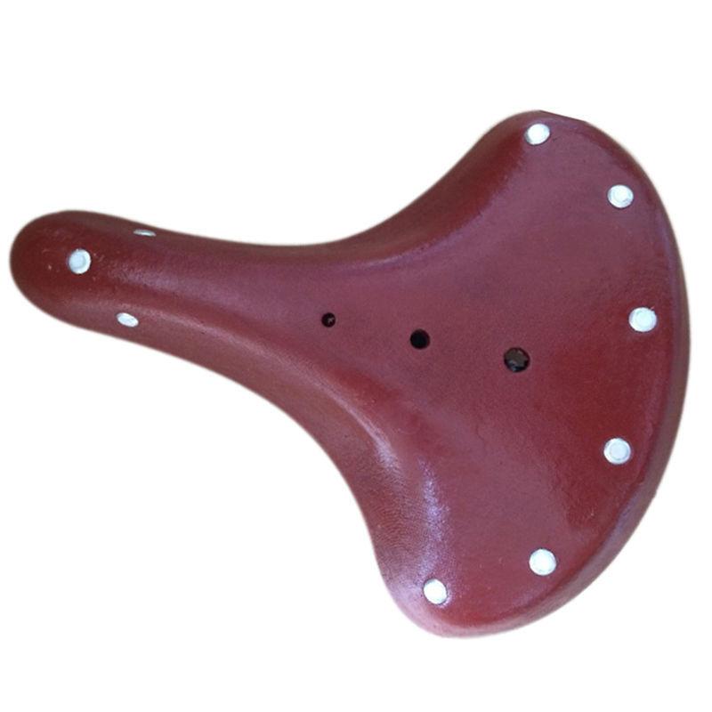 

Велосипедное сиденье из искусственной коровьей кожи Седло для горного велосипеда в стиле ретро Удобная подушка для сидения для езды Оборудование из искусственной коровьей кожи Сиденье в старом стиле one size fits all малиновый