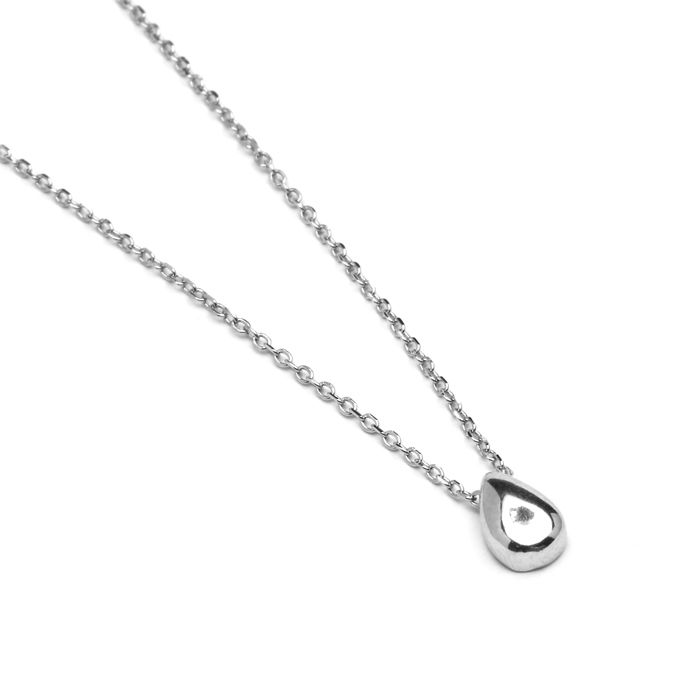 Collier Luxenter en argent 925 finition en rhodié - Heshi