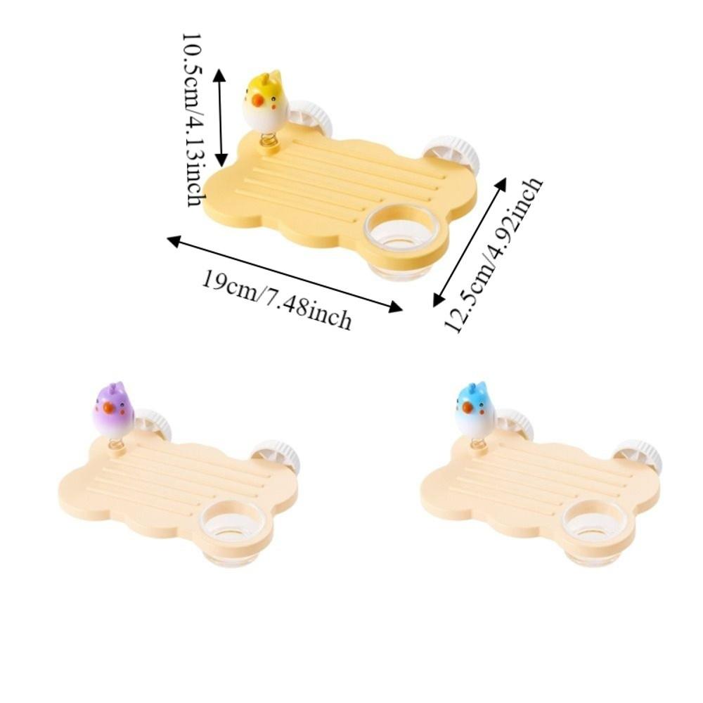Rectangle Bird Cage Stand Toy Anti Slip Birdcage Food Bowl Hanging Feeding Platform Aviary