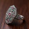 2026 New Environmentally Friendly Ring Retro Luxury Full Diamond Women's Jewelry European and American Jewelry