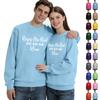 Men's Round Neck Long Sleeve Top, Unisex, Couple Casual Sports Top