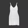 Women's Crochet Bodycon Dress Summer Knit Sleeveless Tank Dress High Slit Midi Dress Beach Cover Up Hollow Out Sundress