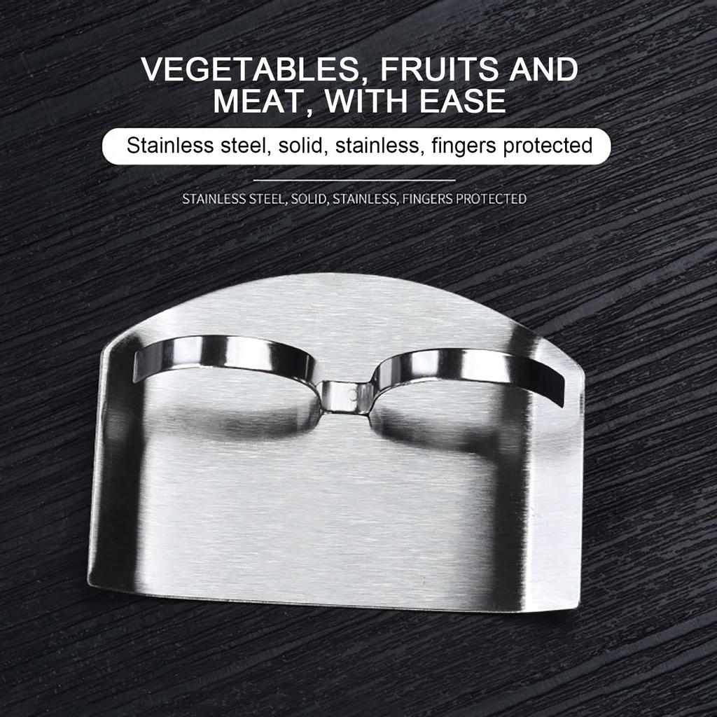 Anti-Cutting Finger Guard Stainless Steel Kitchen Gadgets Safe Vegetable Cutting Hand Protector Kitchen Accessories