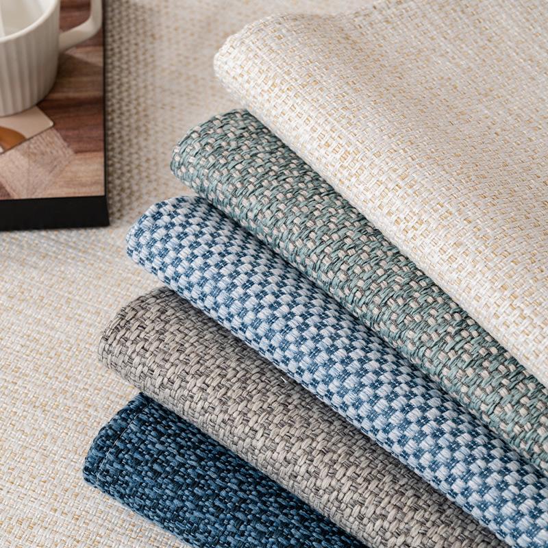 Solid Color New Cotton And Linen Sofa Cushion, Simple And High-End Sofa Cover, Universal Non-Slip Backrest Cover Cloth Towel For All Seasons