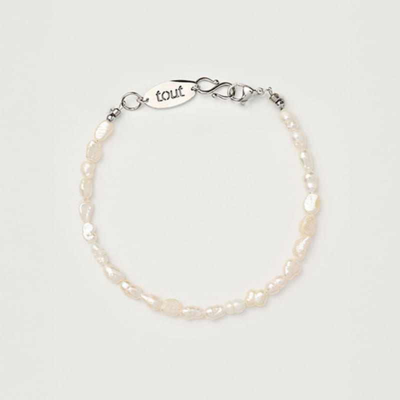 

tout mini oval pearl bracelet M