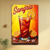D-Dur D-Dur pc Vintage Sangria Schild für Wanddekoration Ideal für Museen Spanische Bars Und Festliche Anlässe Hergestellt aus