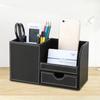 Fashion Creativity Multi-function Pencil Holder Household Office Kitchen Bedroom Desktop Leather Drawer Storage Box