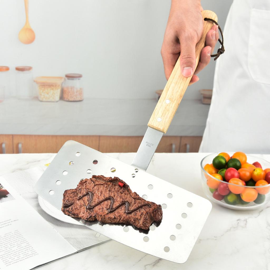 Buy Frying Steak Turner Spatula Pizza Flipping Grilling Fish Tool at