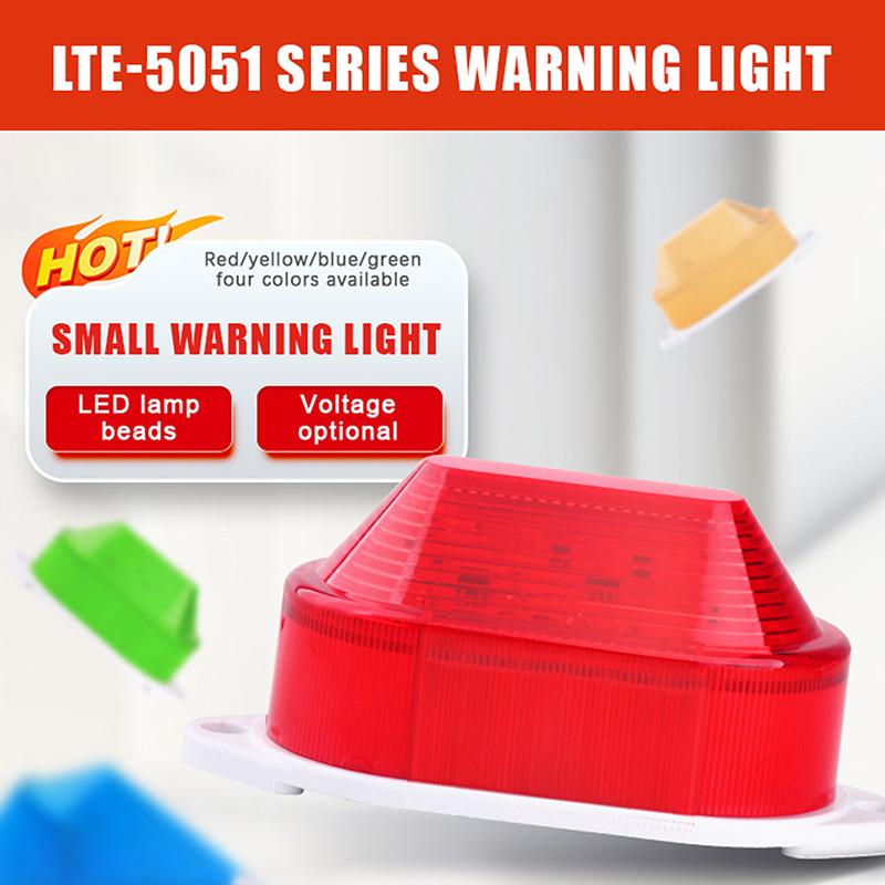 High Intensity LED Strobe Beacon & Loud Siren Alarm, 12V/24V/220V DC/AC, IP65 Waterproof, For Vehicle/Truck/Industrial Safety