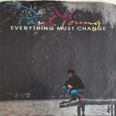 

7inch Record PAUL YOUNG - Everything Must Change 3805712 Columbia 1985 US Rock Used