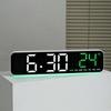 INS Personality LED Large Character Colorful Bedside Alarm Clock - Simple, Fashionable Design with Large Screen Display