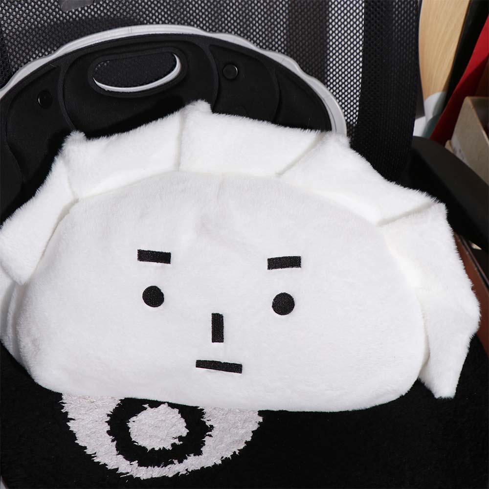 Cartoon Dumpling Expression Plush Cushion Comfortable Stuffed Doll Children's Birthday Gift