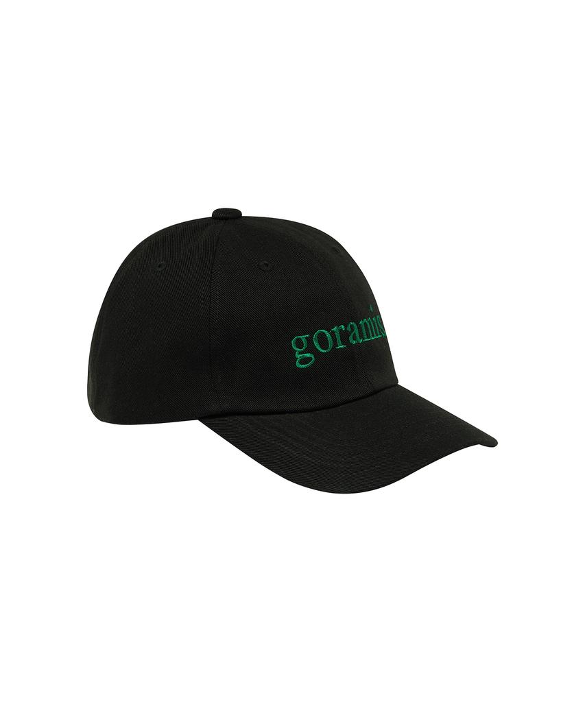 GORAMIS Serif Logo Ball Cap [Black]