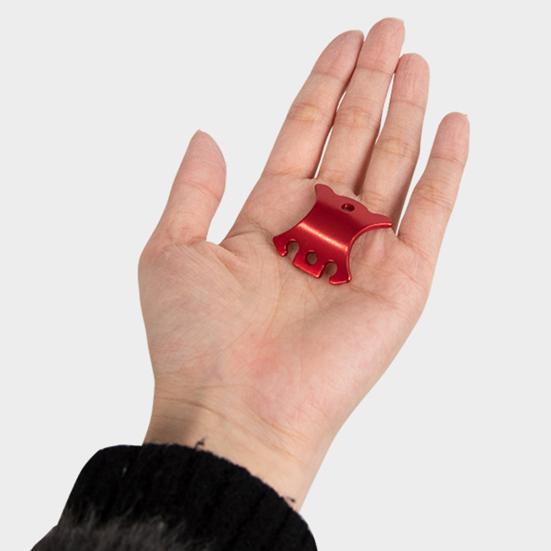 5Pcs Wind Rope Buckle Porous Non-slip Turtle Back Shape Aluminum Alloy Turtle Back Curved Rope Winder Outdoor Camping