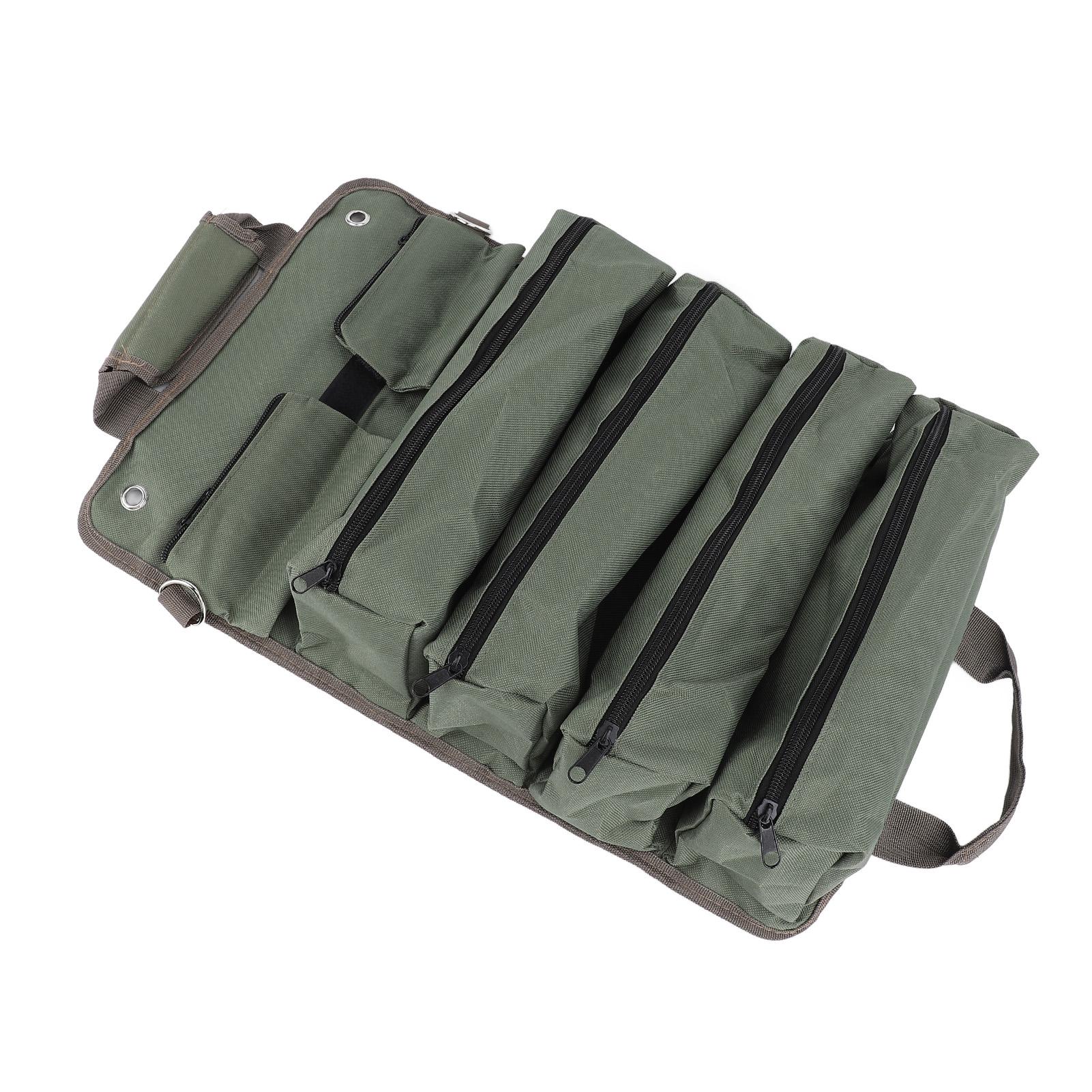 

Сворачиваемая сумка для инструментов Ткань Оксфорд Водостойкая Большая вместимость Портативный сворачиваемый органайзер для инструментов для