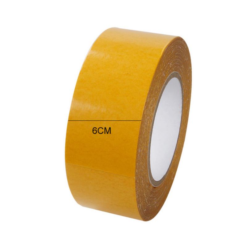1Roll 20M Double Sided Tape High Viscosity Grid Fiber Transparent Double Sided Tape Sticky Adhesive Fiber Mesh Tape