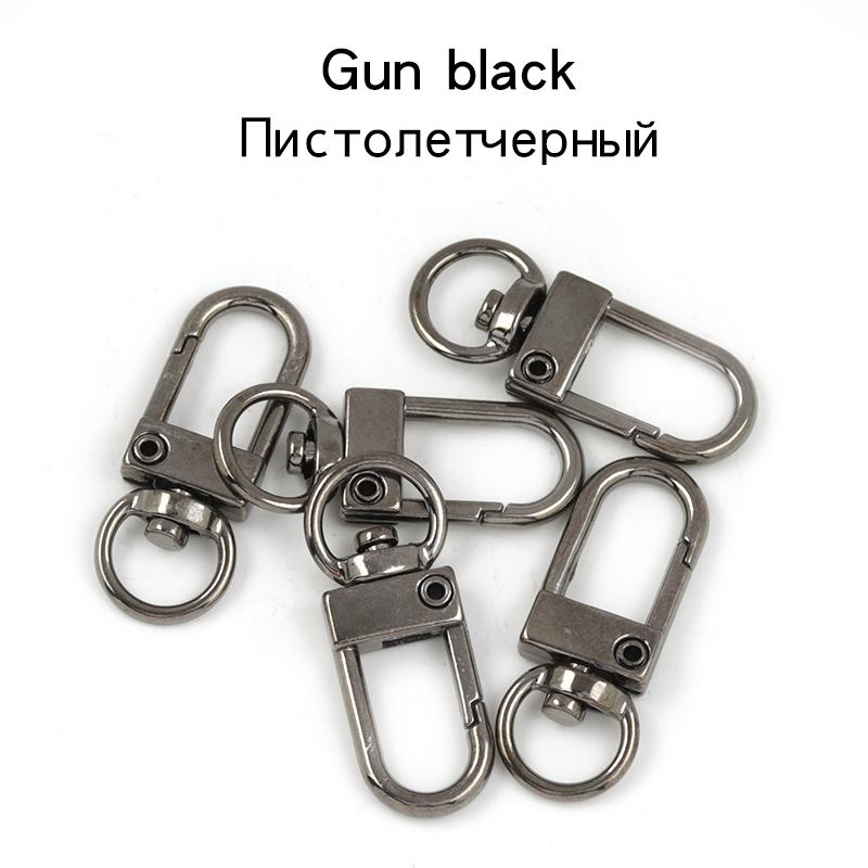5-10pcs/Lot Lobster Clasp Hooks Spring Buckles Dog Chain Snap Hook Key Ring Swivel Connector Carabiner Handbag Belt Strap Clasp