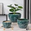 Nordic Style Extra-Large Ceramic Flower Pot for Indoor and Outdoor Use - Ideal for Money Tree & Pothos Creative Bonsai
