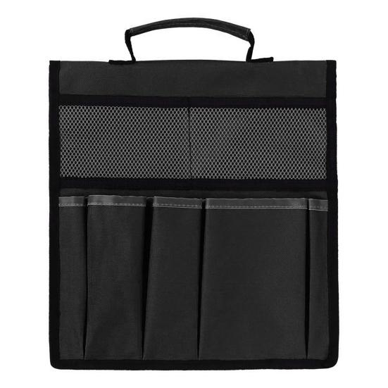 Borsa Portautensili da Giardinaggio Pieghevole Portatile con Molteplici Tasche in Rete Organizzatore