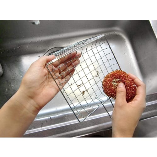 Fujisho New Pure Copper Scrubbers, Copper Power Kitchen Scrubbers, Formulated with Copper Ions To Prevent Bacteria and Slime, Set of 3