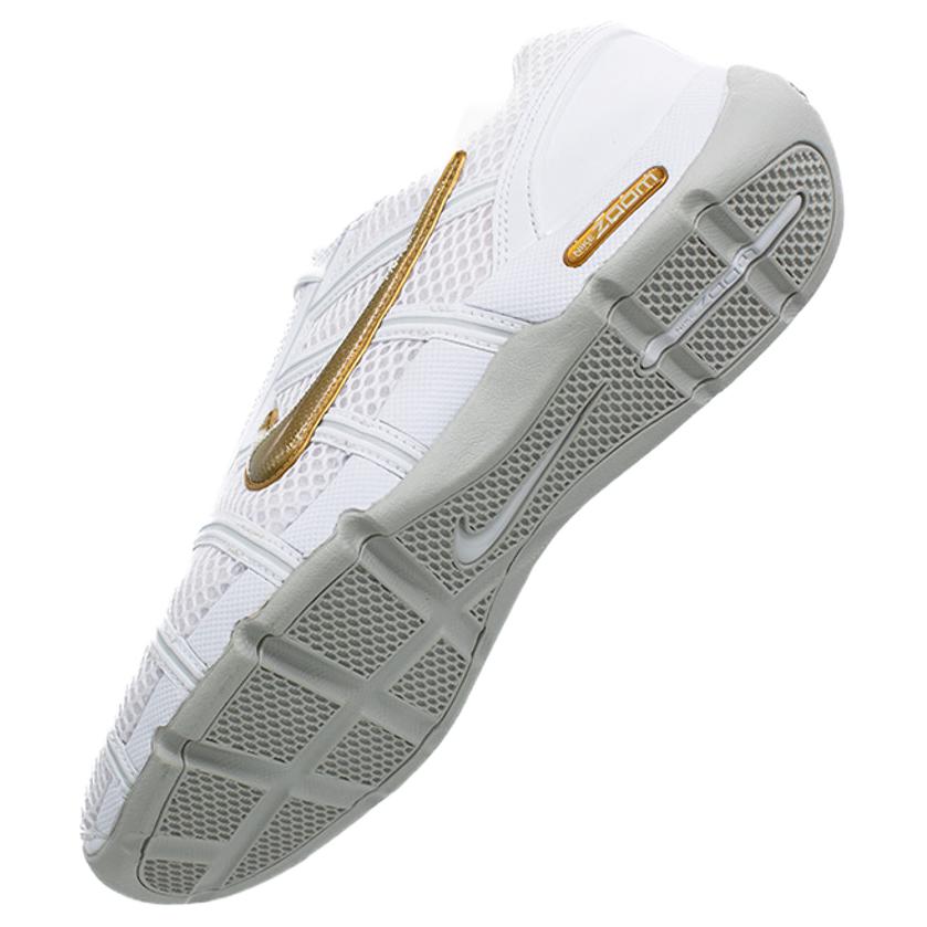 Nike Air Zoom Fencer Comfortable Versatile Durable Breathable Supportive Lightweight Training Shoes Unisex Sneakers White Platinum 321088-107