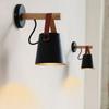 Modern Indoor LED Wall Lamps Wooden Wall Sconce Home Decoration Lighting Ling Room Bedroom Bedside Wall Fixtures Lighting