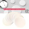 100Sheets Badge Maker Circle Paper White Round Paper Discs For Kid Adult Making Button Badge Pin And Art Craft Project