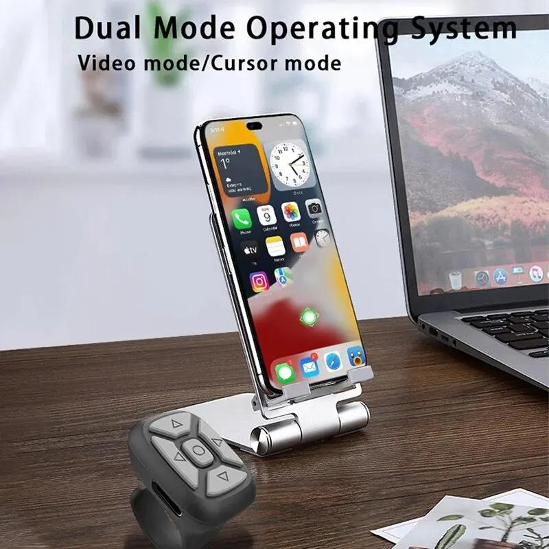 Wireless Bluetooth Remote Control Ring Mobile Selfie Lazy Instant Music Tiktok Video Phone Bluetooth Controller For Xiaomi Apple