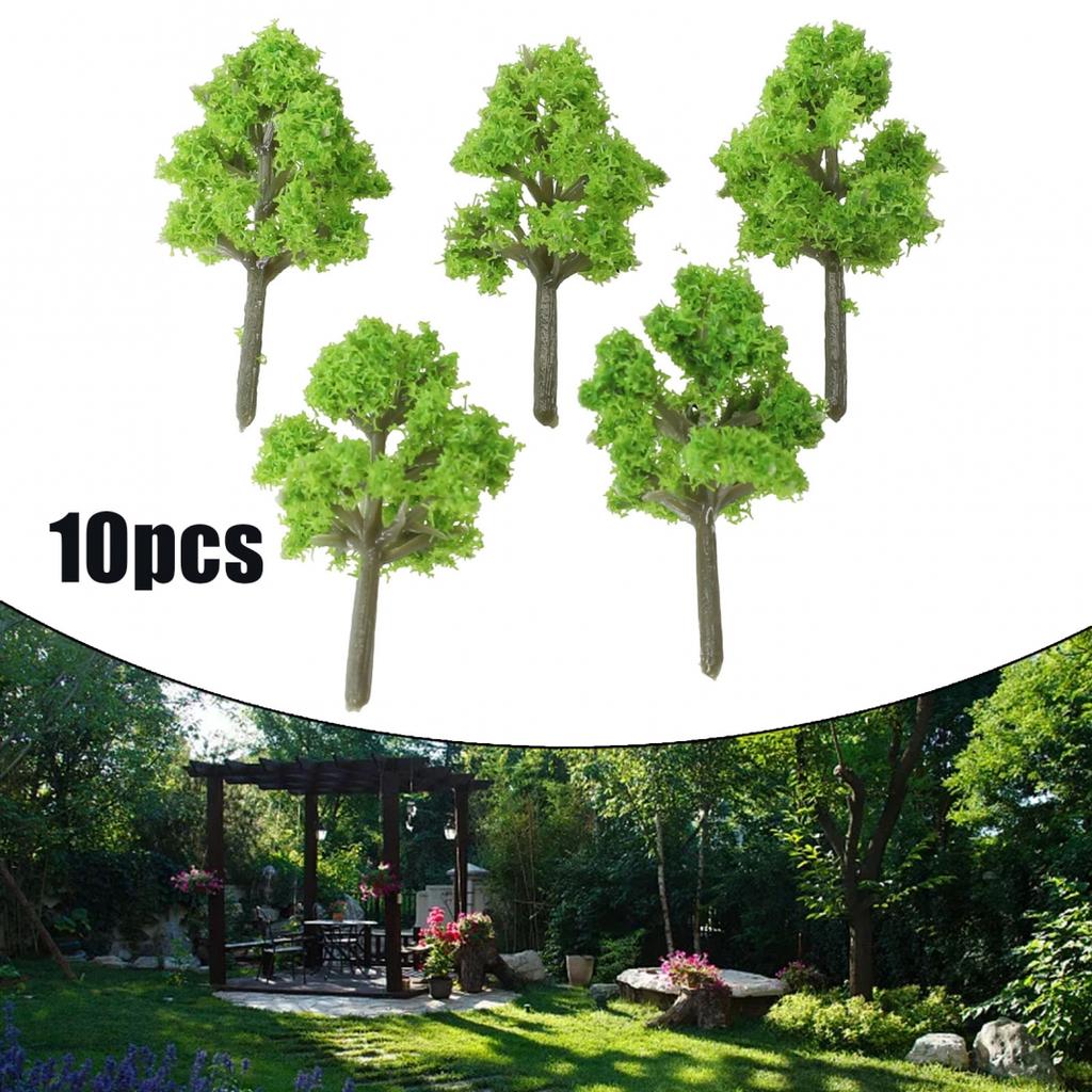 Props Model Trees Railroad Artificial Diorama Scenery Supplies Plastic