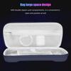 Portable Storage Bag PU Leather Protective Travel Case Anti-Scratch Storage Case for Rog Ally X Gaming Handheld and Accessories